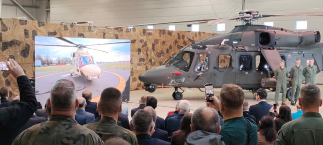 Pierwszy śmigłowiec AW-149 z polskiej produkcj