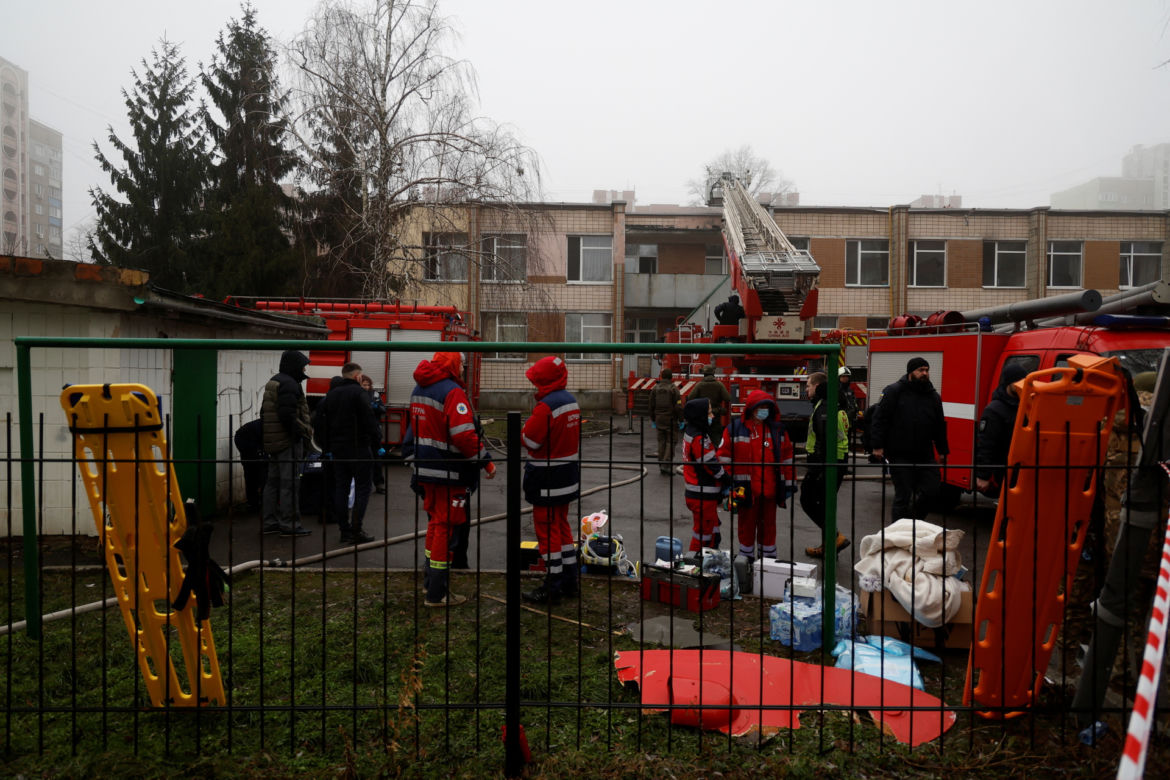 Ukraina. Katastrofa śmigłowca pod Kijowem