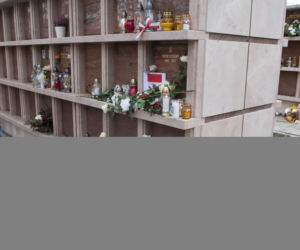 Pogrzeb Piotra Szczęsnego, który podpalił się pod Pałacem Kultury w Warszawie