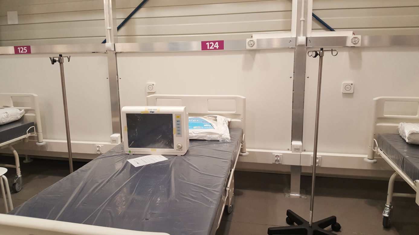 Na lotnisku w Pyrzowicach oddany został do użytku drugi szpital tymczasowy na Śląsku