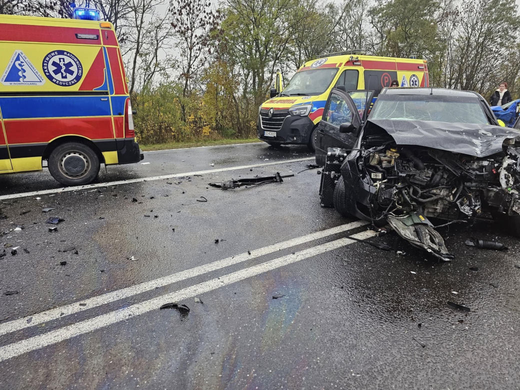 Wypadek na DK15