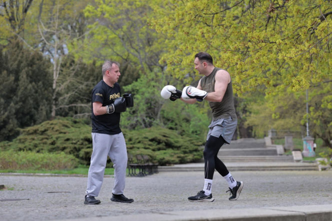 Łukasz Mejza uczył boksu pod chmurką Przemysława Czarneckiego