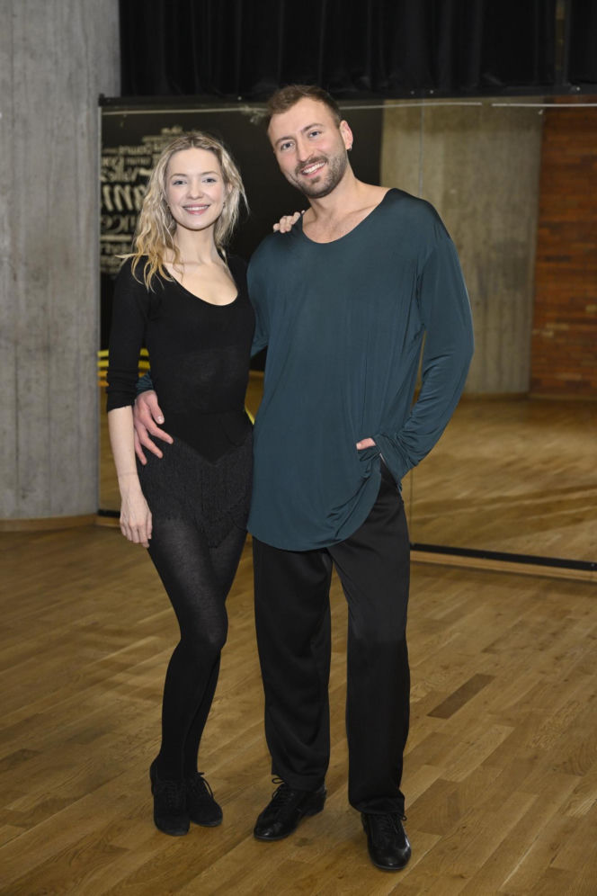 Kulesza uczy Gałązkę tańczyć