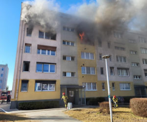 Biegły ustali przyczyny pożaru w bloku w Kościanie. Nie wszyscy lokatorzy wrócą do swoich mieszkań