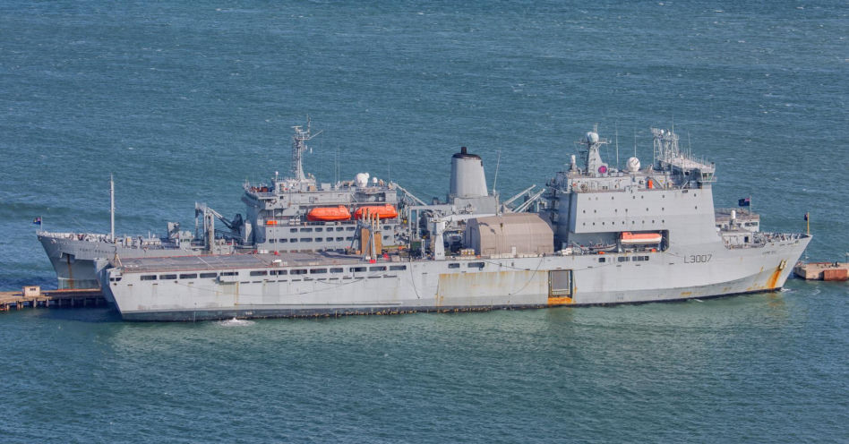 Royal Fleet Auxiliary Lyme Bay 