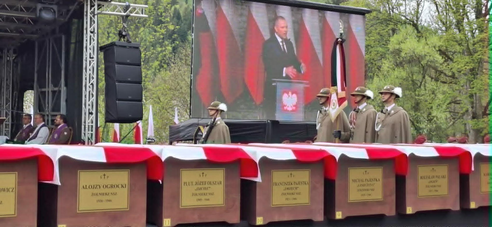 Pogrzeb żołnierzy NSZ