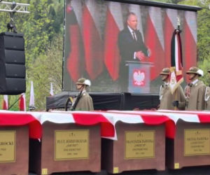 Pogrzeb żołnierzy NSZ