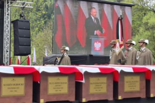 Pogrzeb żołnierzy NSZ