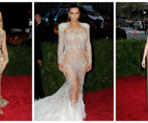 Prawie NAGIE Beyonce i Kim Kardashian, a Anne Hathaway jak ZAKONNICA, czyli gwiazdy na gali MET 2015