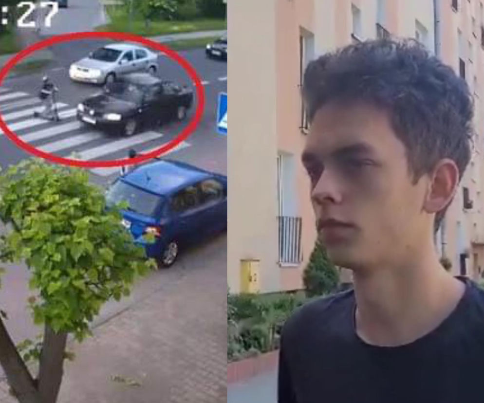 Rędziny: 19-latek uchronił dziecko przed szaleńcem na drodze. Sam niedawno odebrał prawo jazdy. Zacząłem trąbić...