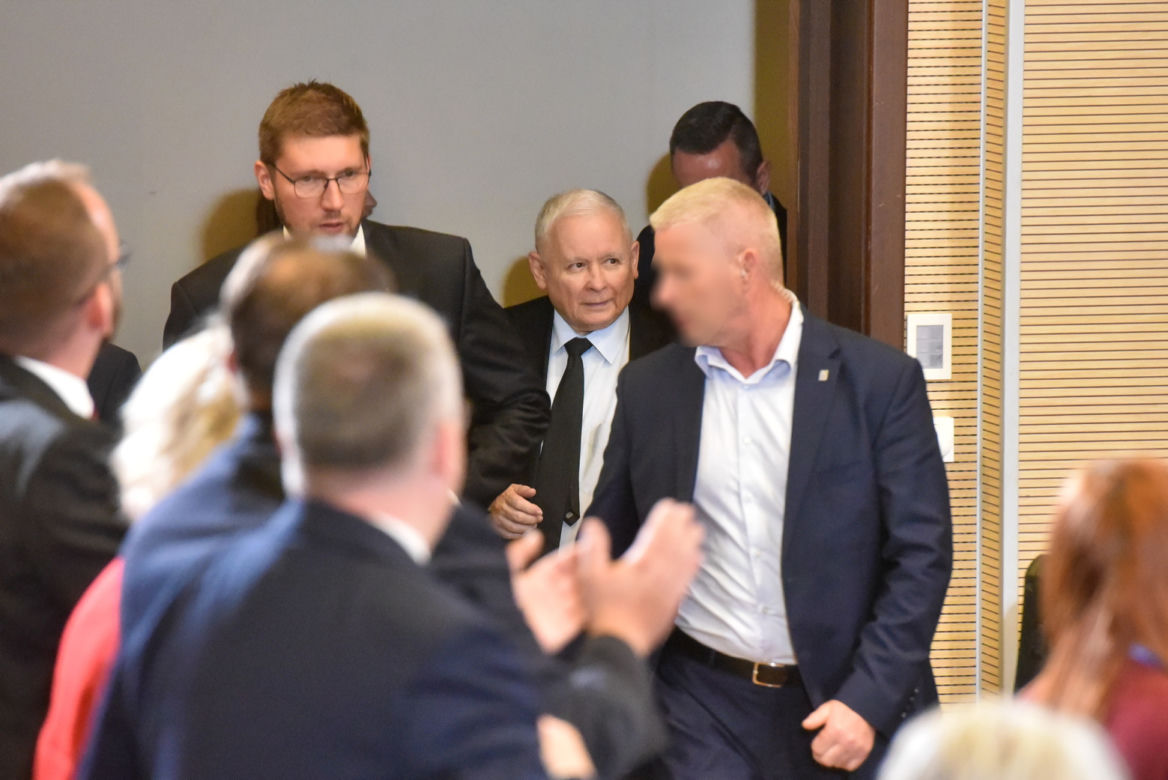 Jarosław Kaczyński na spotkaniu w Toruniu odpowiedział na pięć pytań publiczności