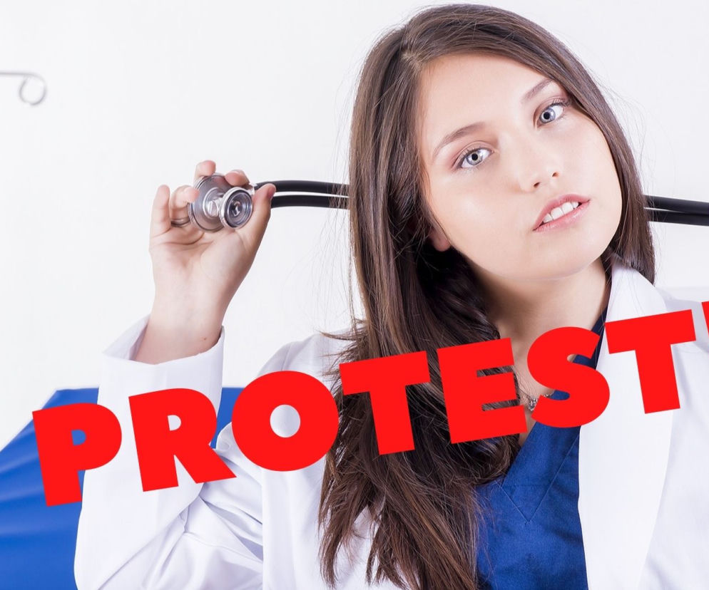 PROTEST SŁUŻBY ZDROWIA