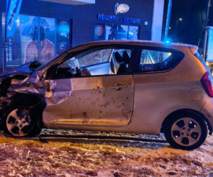 Zderzenie dwóch auto w Święciechowie, pijany kierowca w Lipnie