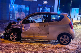Zderzenie dwóch auto w Święciechowie, pijany kierowca w Lipnie