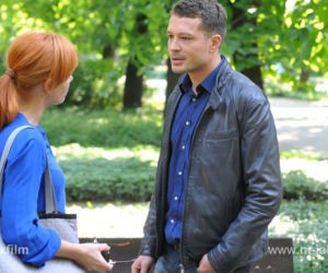 M jak miłość odc. 1092. Agnieszka (Magdalena Walach), Tomek (Andrzej Młynarczyk)