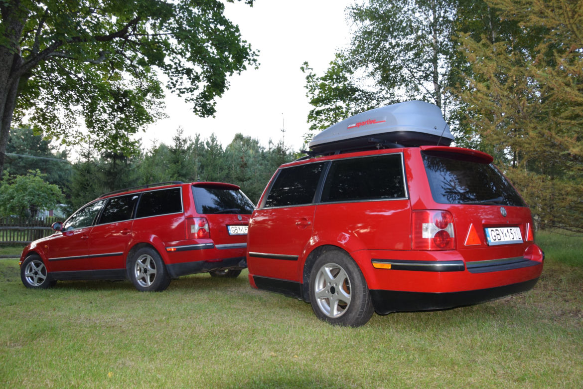 Volkswagen Passat B5 z przyczepą