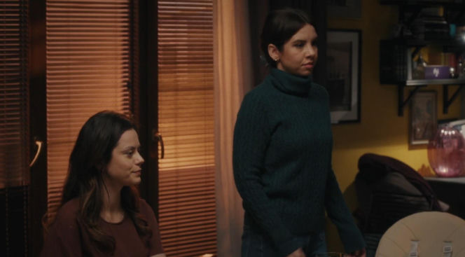 M jak miłość odc. 1929. Aneta (Ilona Janyst), Kasia (Paulina Lasota)