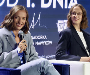 Iga i Agata Świątek na konferencji otwierającej kampanię Oral-B