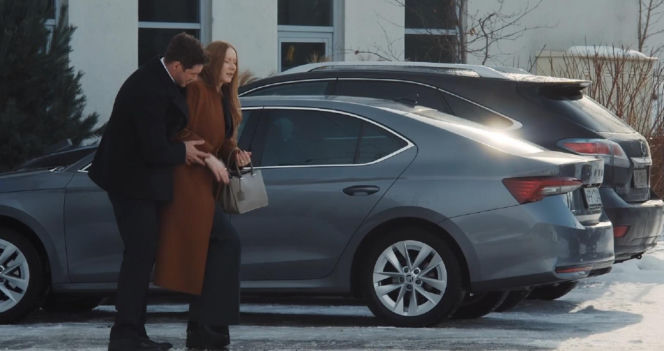 M jak miłość. Marcin (Mikołaj Roznerski), Elżbieta Domańska (Katarzyna Dąbrowska)