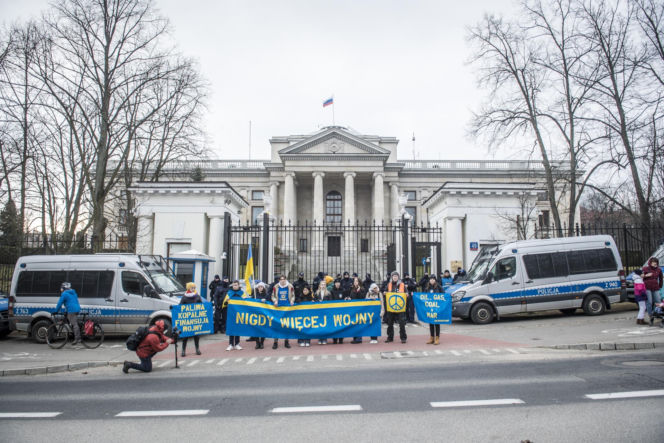 Warszawa w pierwszych dniach po rosyjskiej inwazji na Ukrainę