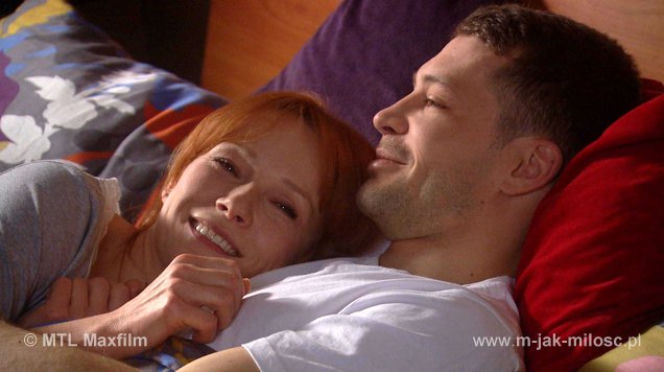 M jak miłość odcinek 1070 Agnieszka Olszewska (Magdalena Walach), Tomek Chodakowski (Andrzej Młynarczyk)