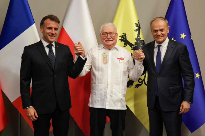 Macron był w Gdańsku! Wałęsa ujawnił kulisy "ważnej rozmowy". Co z niej wynikło?