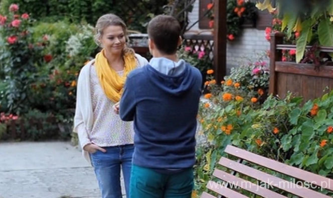 M JAK MIŁOŚĆ. ANNA (Tamara Arciuch), MAREK (Kacper Kuszewski)