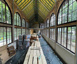 Pijalnia Dolnego Źródła w Świeradowie-Zdroju - zdjęcia z budowy i archiwalia