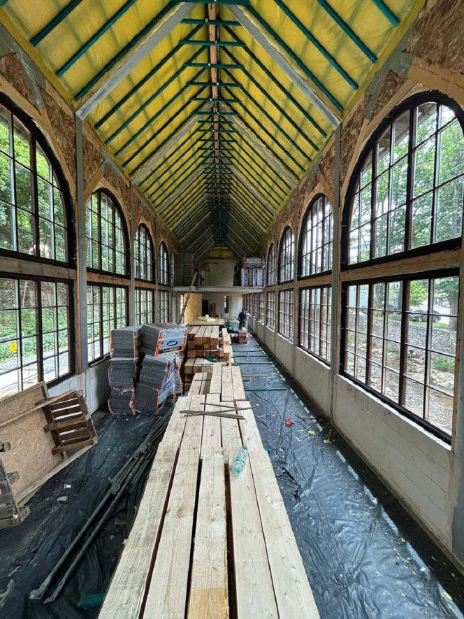 Pijalnia Dolnego Źródła w Świeradowie-Zdroju - zdjęcia z budowy i archiwalia