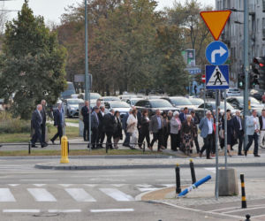 Spotkanie polityków PiS w siedzibie na ul.Nowogrodzkiej