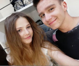 M jak miłość. Lilka (Monika Mielnicka), Mateusz (Krystian Domagała)