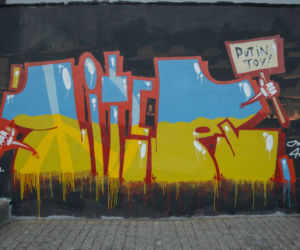 Wojna na Ukrainie. Niezwykłe murale w Warszawie