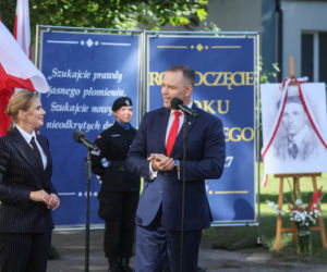 Karol i Marta Nawroccy na rozpoczęciu roku szkolnego