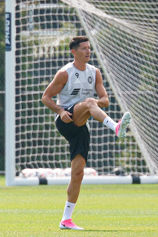Robert Lewandowski trenuje w Chicago Fire
