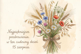 Kartki na dzień dobry 15 sierpnia