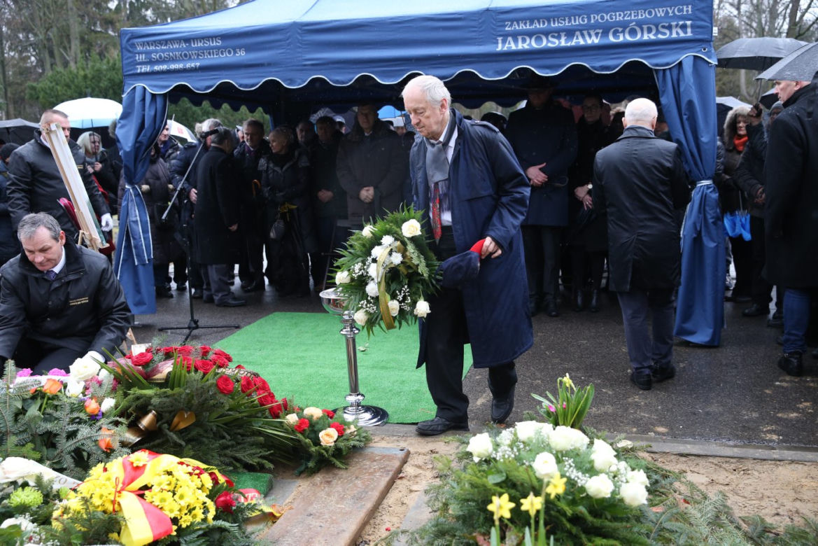 Pogrzeb Jerzego Gruzy. Żegnała go rodzina i przyjaciele.