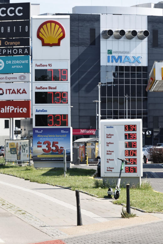 Ceny paliwa na stacjach benzynowych