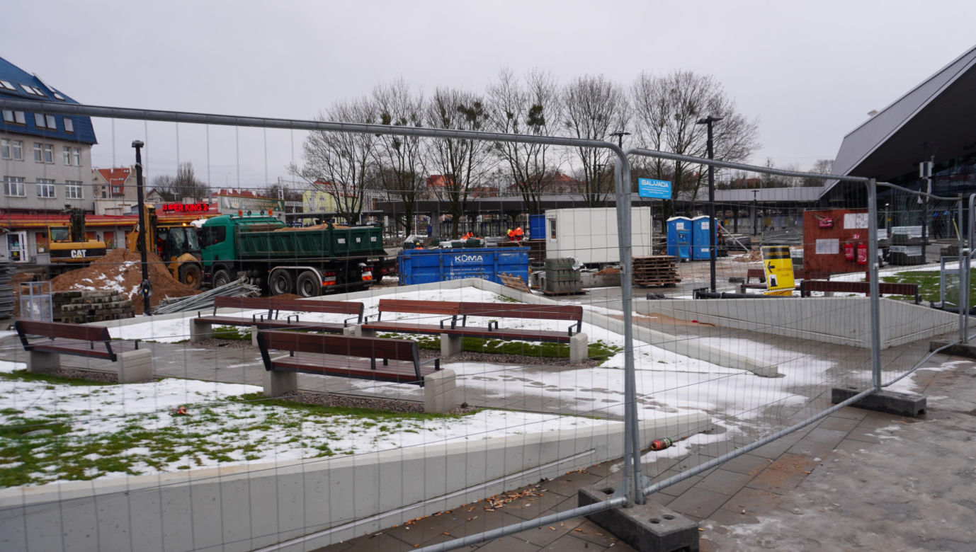 Nowy dworzec PKP w Olsztynie zostanie udostępniony w styczniu. Na jakim etapie są prace? [ZDJĘCIA]