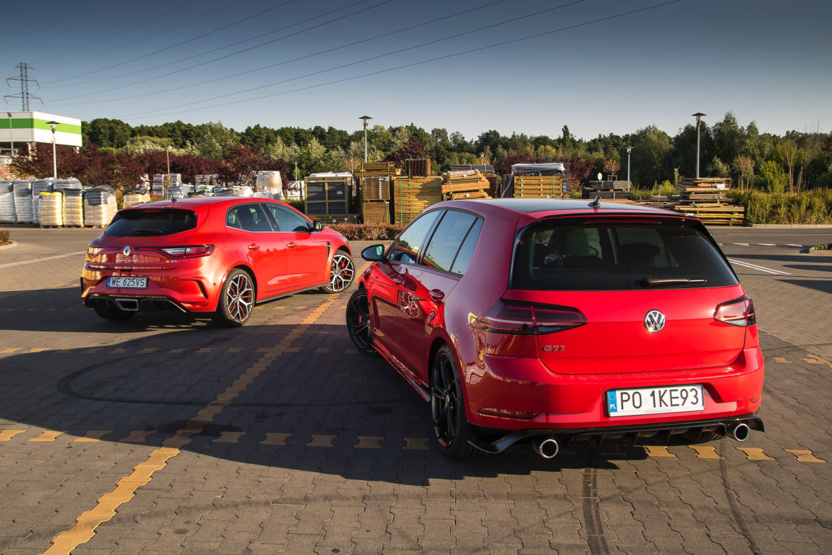 Renault Megane R.S. Trophy 1.8 TCe 300 KM EDC vs. Volkswagen Golf GTI TCR 2.0 TSI 290 KM DSG7