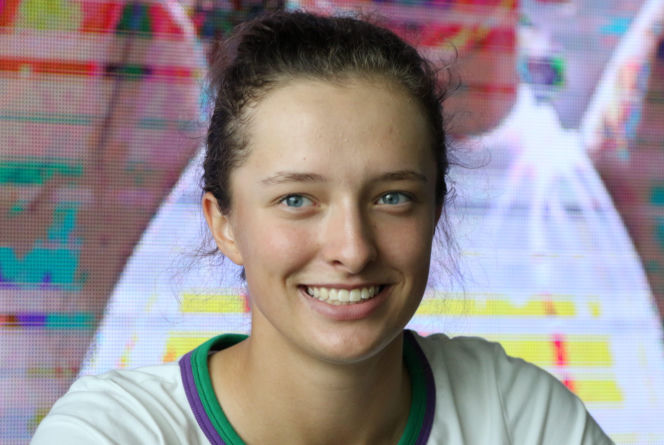 Iga Świątek jako 17-latka