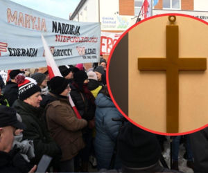 Krzyż z Kielna to halloweenowy rekwizyt? Policja prowadzi śledztwo