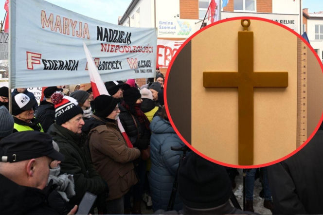 Krzyż z Kielna to halloweenowy rekwizyt?  Policja prowadzi śledztwo