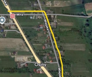 Nowe Osiny: dachowanie na DK-92