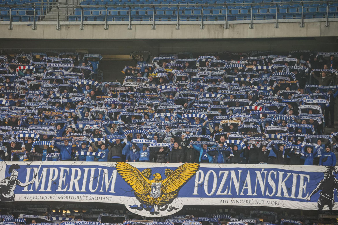 Lech Poznań - Pogoń Szczecin. Zdjęcia kibiców na meczu Fortuna Pucharu Polski