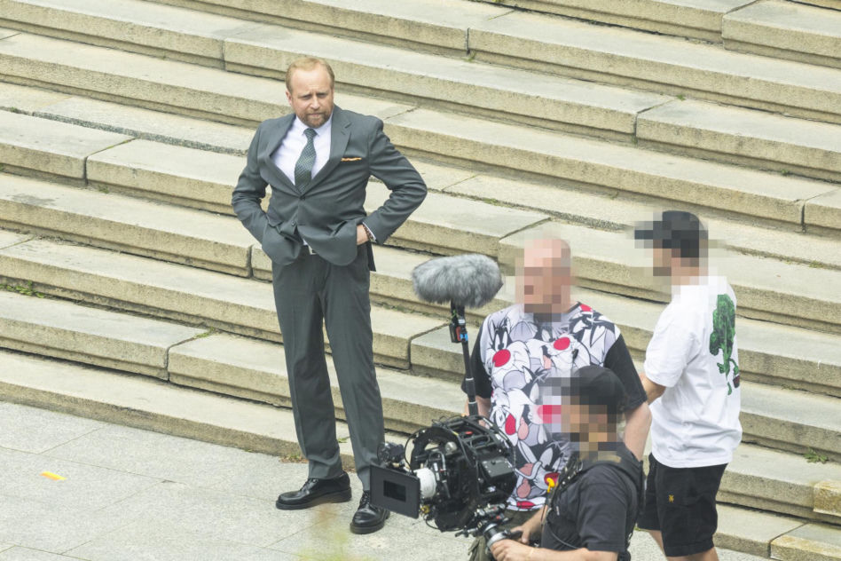 Gwiazdy na planie serialu "Klara"