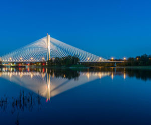 Wrocław po zmierzchu