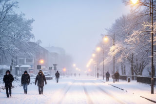 Radom zamarza, sypie śnieg! Kto przetrwa ten mróz 08.02.2026?