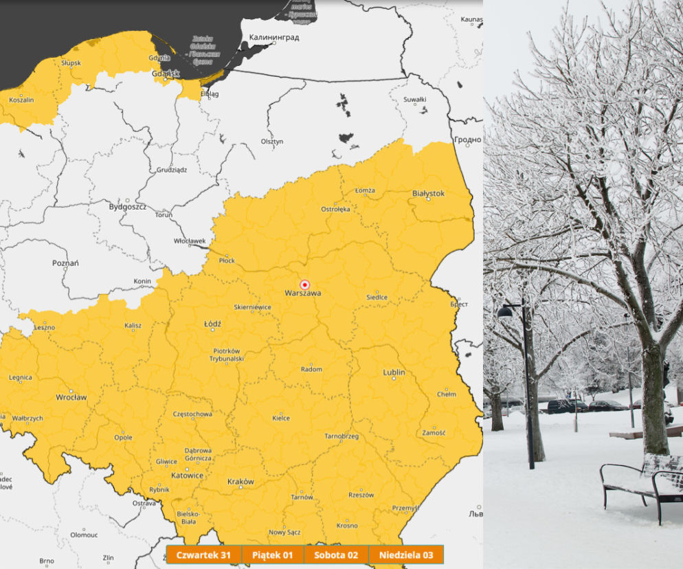 Intensywne opady deszczu i śniegu to nie wszystko! Meteorolodzy biją na alarm [Ostrzeżenia IMGW 31.03.2022]