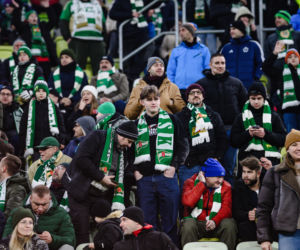 Lechia Gdańsk - Górnik Zabrze, zdjęcia kibiców i zawodników z meczu 18, kolejki PKO BP Ekstraklasy