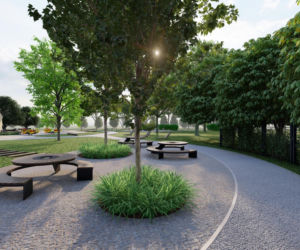 Wizualizacje parku południowego w Gliwicach